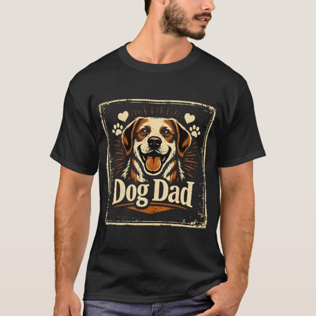 Dog Dad – Proud Canine Father Love Tee (Vorderseite)
