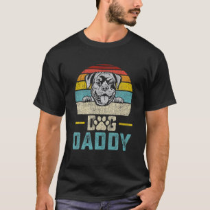 Dog Daddy Vintag Achtziges Style Rottweiler Dog Re T-Shirt