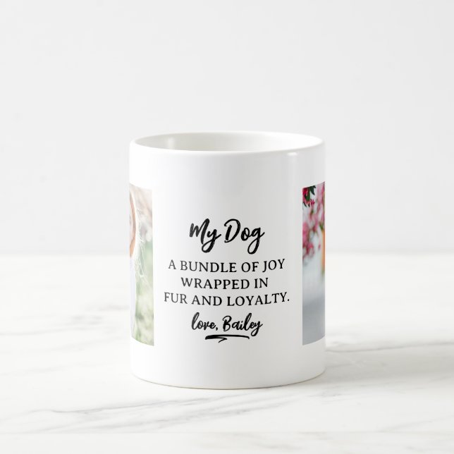 Dog, das Gebräu der Freude, des Pelzes und des Loy Kaffeetasse (Mittel)