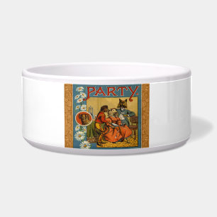 Dog Dinner Party Vintage Hundemodelle Napf