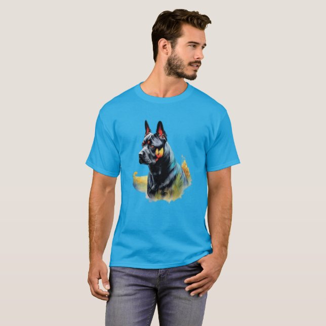 Dog Doberman T-Shirt (Vorne ganz)