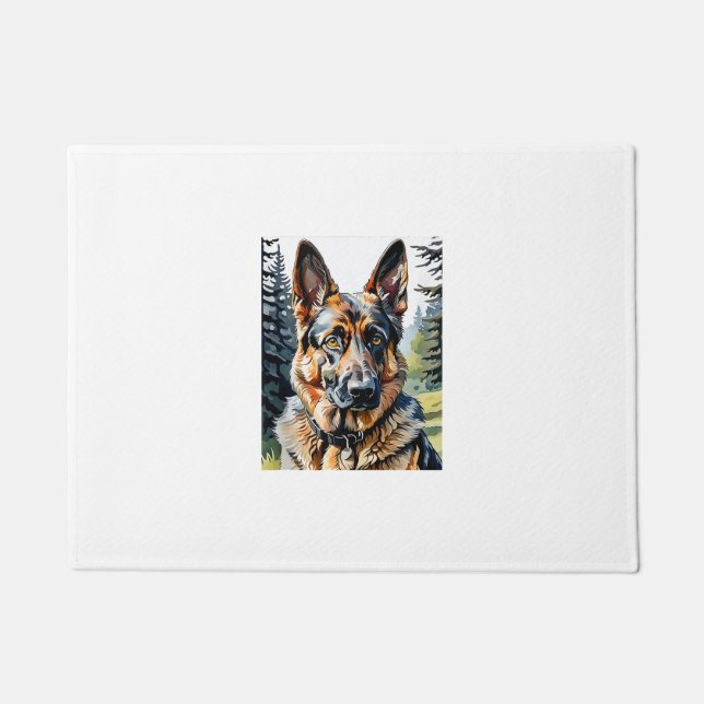 Dog Dog Lover Dow Fußmatte (Vorderseite)