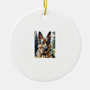 Dog Dog Lover Dow Keramik Ornament