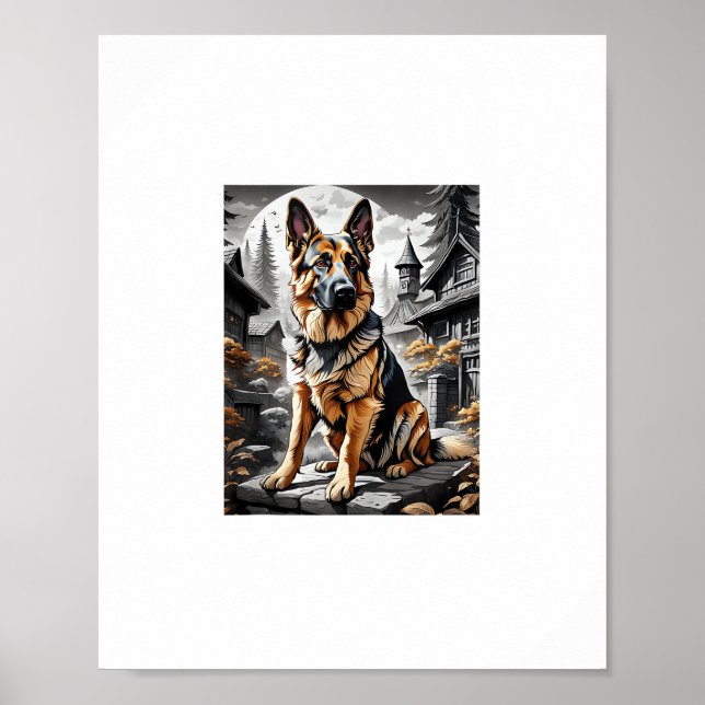 Dog Dog Lover Dow Poster (Vorne)