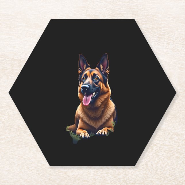 Dog Dog Lover Dow Untersetzer (Vorderseite)