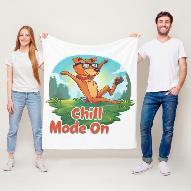 Dog-Dog-Modus Fleece Blanket (Beispiel)