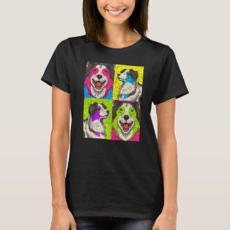 Dog Dog Owner Pet Owner Pop Australian Shepherd T-Shirt