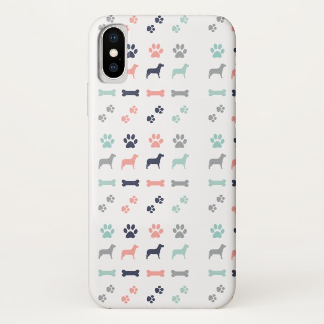 Dog-Druck-Handy-Fall Case-Mate iPhone Hülle (Rückseite)