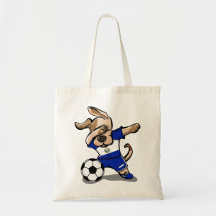 Dog El Salvador Soccer Fans Jersey Footbal Tragetasche