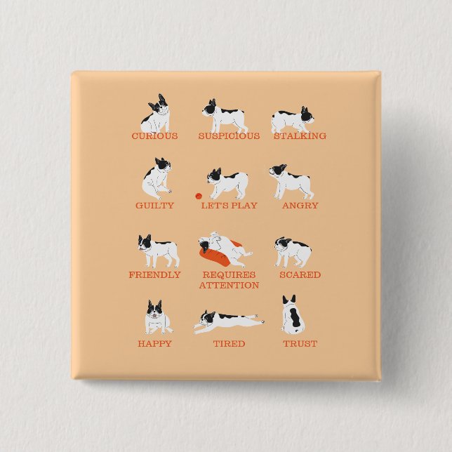 dog emotion  button (Vorderseite)