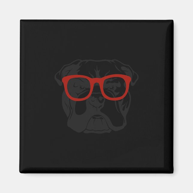 Dog English Bulldog Magnet (Vorne)