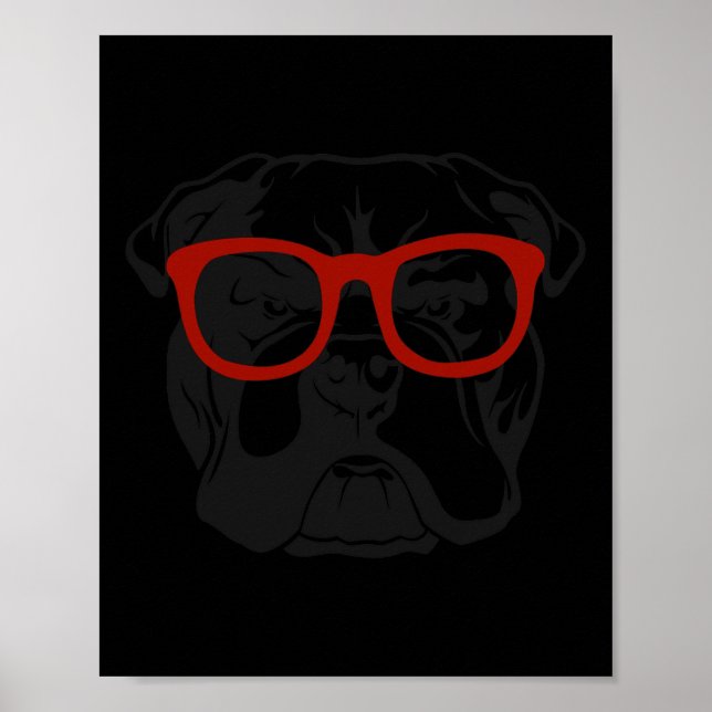 Dog English Bulldog Poster (Vorne)