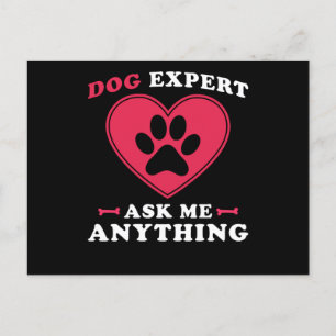 Dog Experte Postkarte