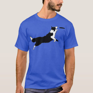 Dog Fetch Frisbee Border Collie  T-Shirt
