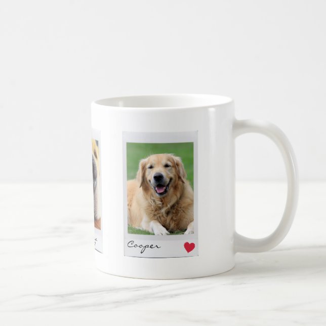 Dog Film Foto Style - Custom Dog Parent Tasse (Rechts)