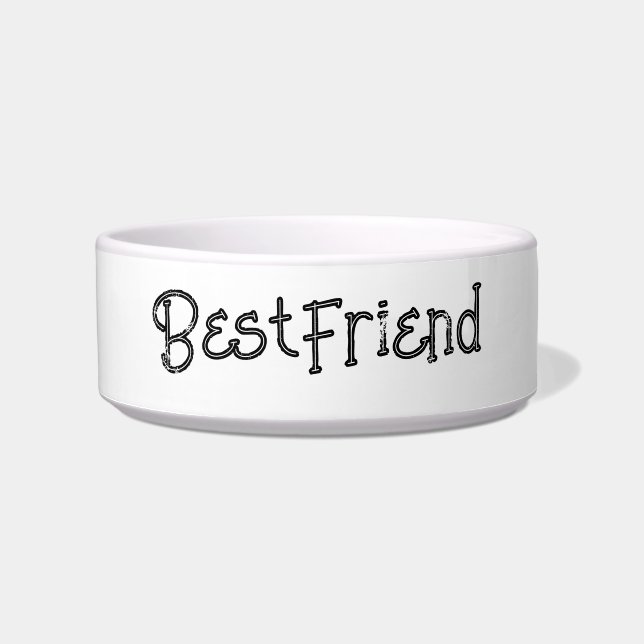 DOG FOOD BOWL KERAMIK STYLE DESIGN NAPF (Vorderseite)
