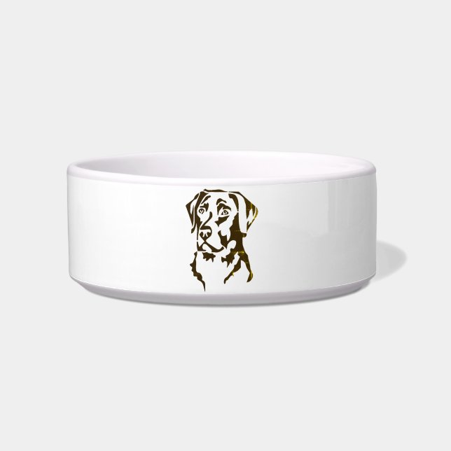 DOG FOOD BOWL KERAMIK STYLE DESIGN NAPF (Vorderseite)
