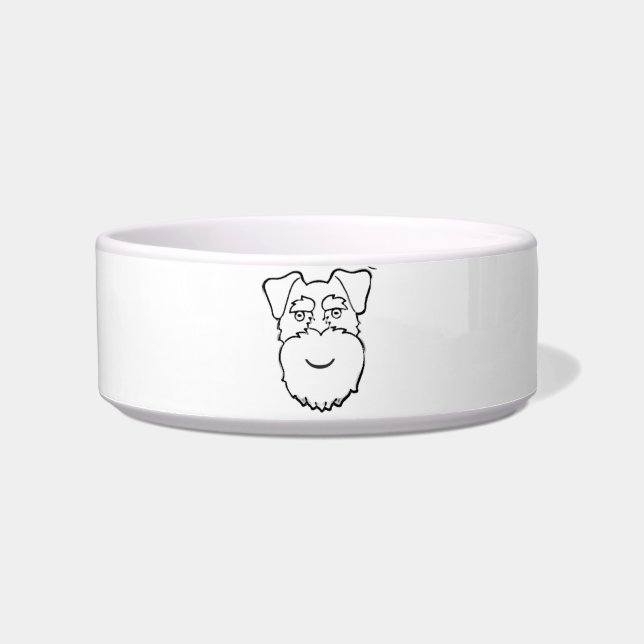 DOG FOOD BOWL KERAMIK STYLE DESIGN NAPF (Vorderseite)