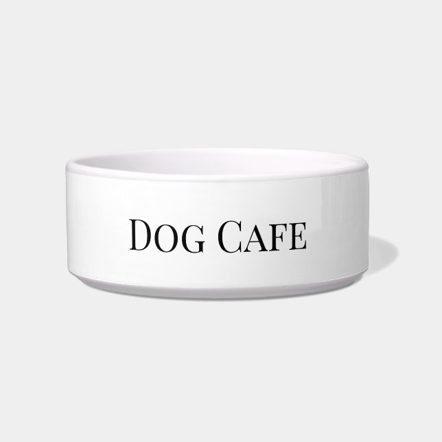DOG FOOD BOWL KERAMIK STYLE DESIGN NAPF (Vorderseite)