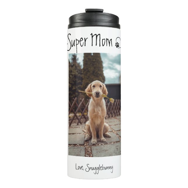 Dog Foto Super Mama Pulsdruck Kaffee Tasse (Vorderseite)