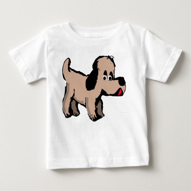 Dog Funny Baby T-shirt (Vorderseite)