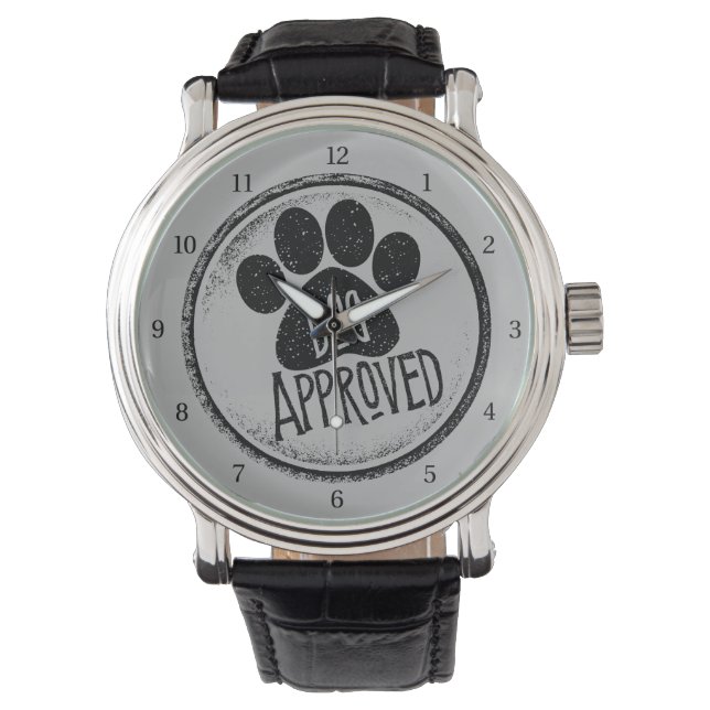 Dog genehmigte Überwachung Armbanduhr (Vorderseite)
