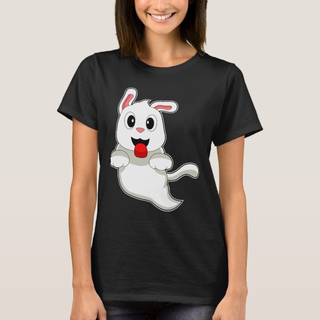 Dog Ghost Halloween T-Shirt (Vorderseite)