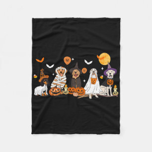 Dog Ghost Hexe Mummy Halloween Kostüme Männer Frau Fleecedecke