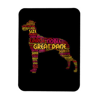 Dog Gift | Large Noble Great Dane Magnet