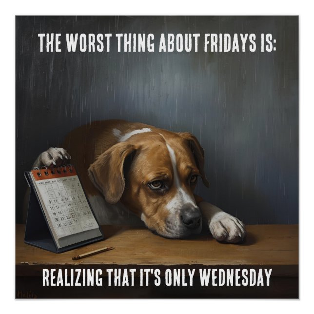 Dog Glossy Poster (Vorderseite)