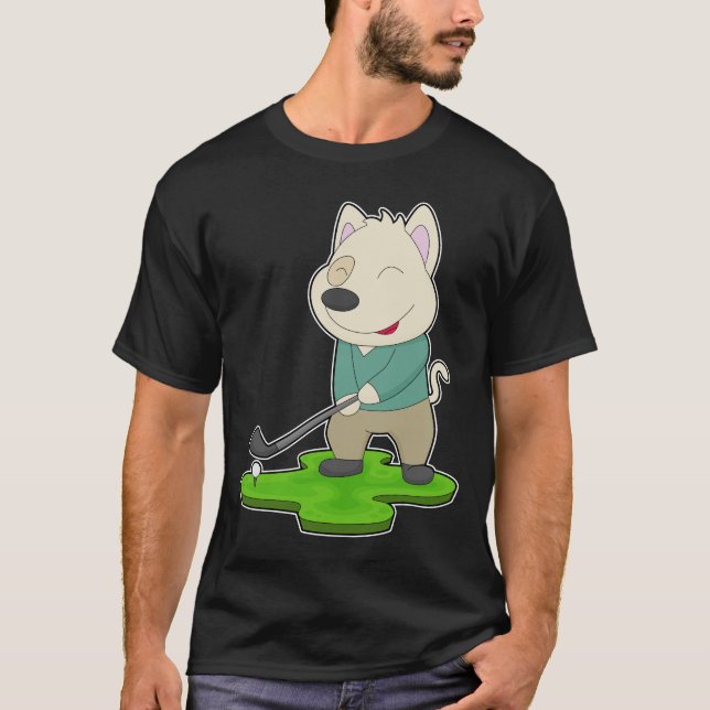 Dog Golf Clubs T-Shirt (Vorderseite)