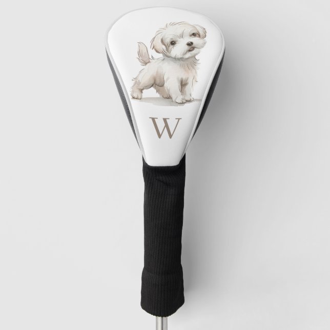 Dog Golf Head Cover Headcover (Vorderseite)