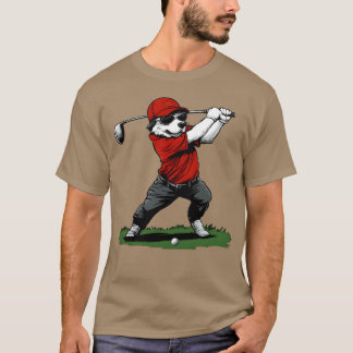 Dog Golf lustiges Geschenk T-Shirt