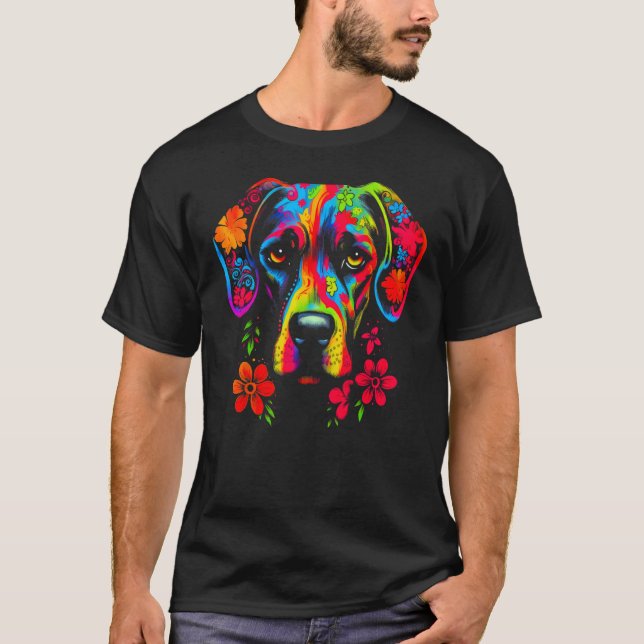 Dog Great Dane T-Shirt (Vorderseite)