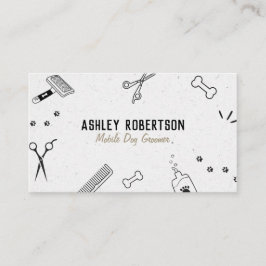 Dog Groomer Muster Business Card Visitenkarte