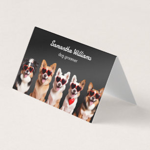 🐶 Dog Groomer QR Visitenkarten