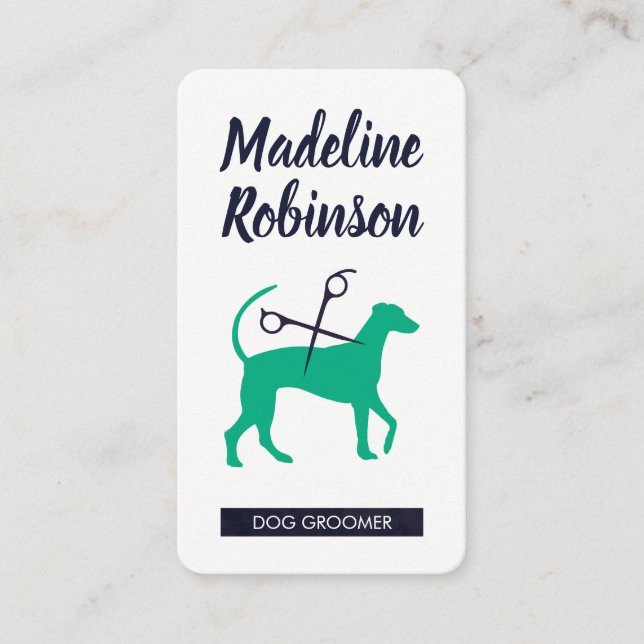 Dog Groomer | STYLIST Terminkarte (Vorderseite)