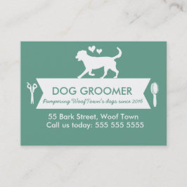 Dog Groomer Treuekarte - Personalizable