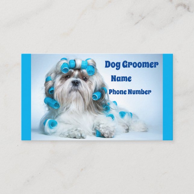 Dog Groomer Visitenkarte (Vorderseite)