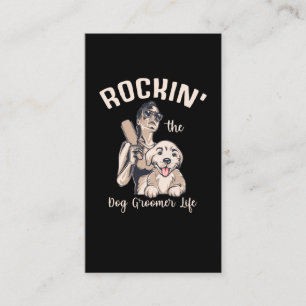 Dog Grooming Life Dog Groomer Friseur Visitenkarte