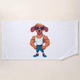 Dog Gym Strandtuch