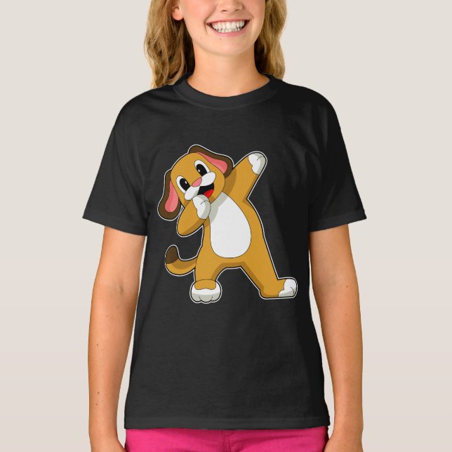 Dog Hip Hop Dance T-Shirt (Vorderseite)