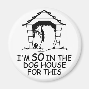 DOG HOUSE benutzerdefinierter Farbmagnet Magnet