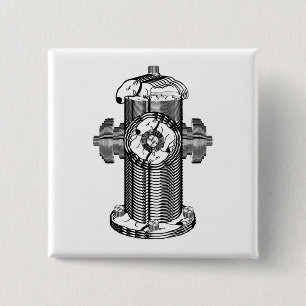 Dog Hydrant Button