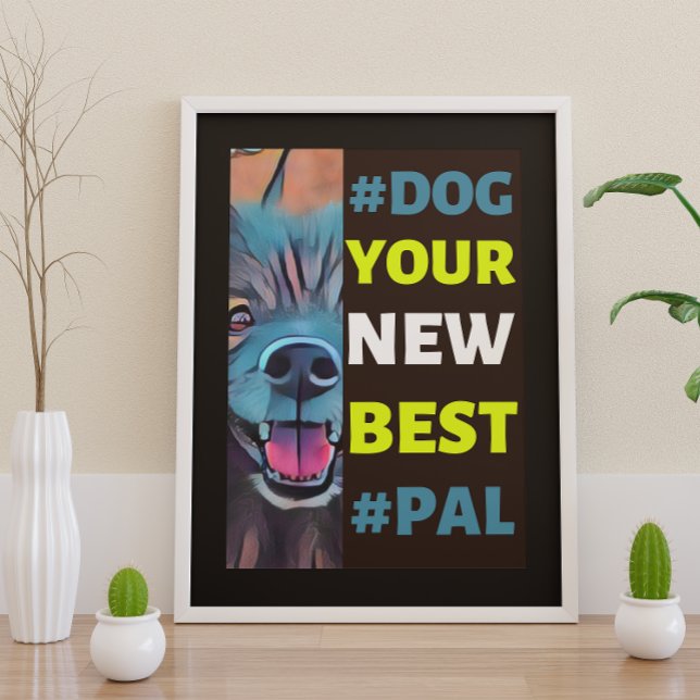 #Dog, Ihr neuer Bester #Pal ...Keeshond Poster (Von Creator hochgeladen)