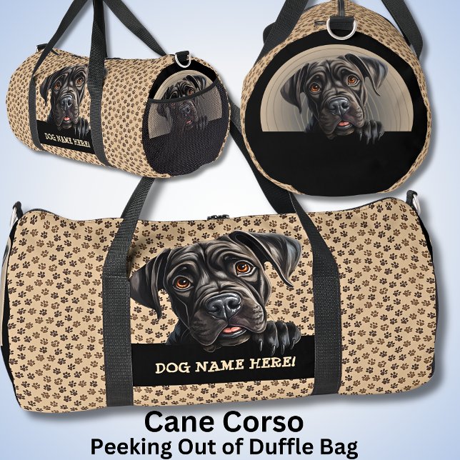 Dog Ihren Namen hinzufügen, Cane Corso Duffle Bag (Von Creator hochgeladen)