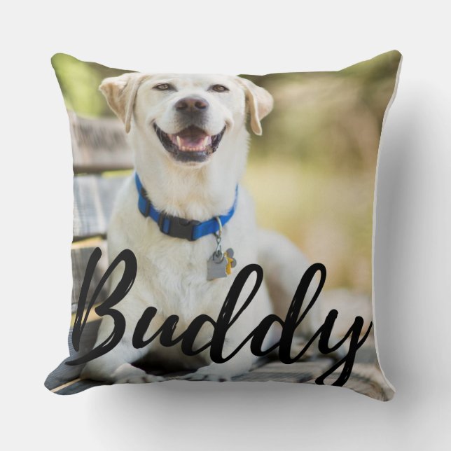 Dog Image Throw Kissen (Vorderseite)
