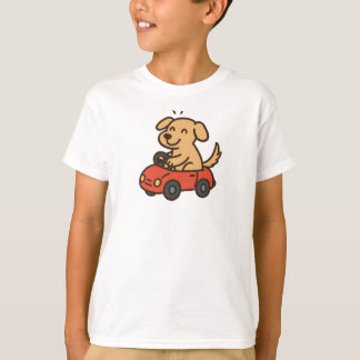 Dog in Toy Car T-Shirt