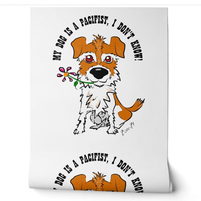 Dog Jack Russell Dog Tapete (Abrollen)