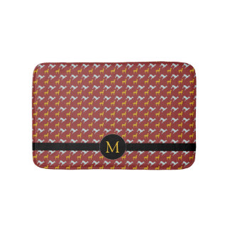 Dog Jahr 2018 Zodiac Birthday Monogram B Mat Badematte